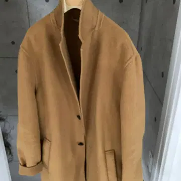 ZARA 체스터 코트 카멜 남성용