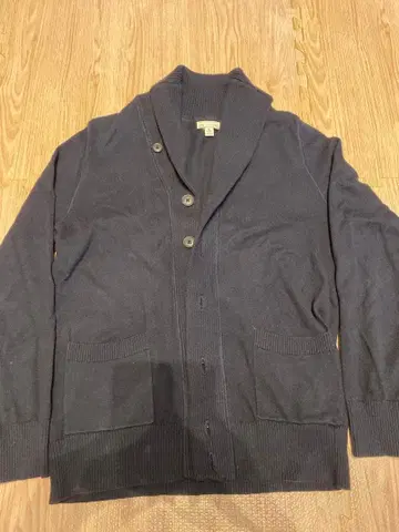 Gap 코튼 캐시미어 가디건 XS 네이비