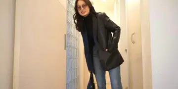 ZARA 테일러드 가죽 자켓