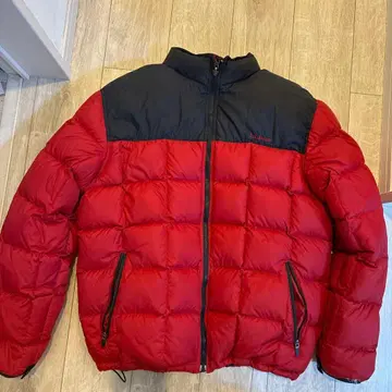 LLBean 다운 자켓 빨간색/블랙