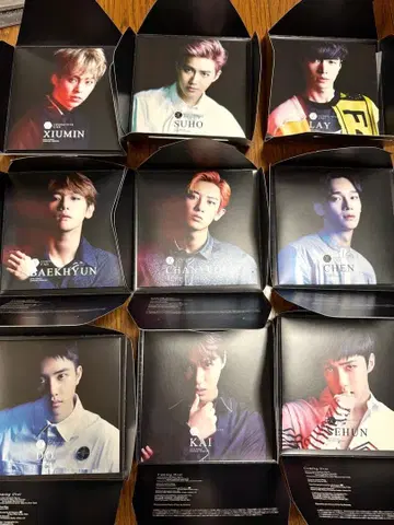 EXO Coming Over 회장 한정판 CD 9인 컴플리트 세트