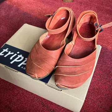 trippen 오렌지 스트랩 포함 신발