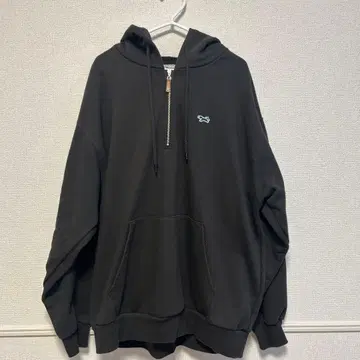 TOWNCRAFT 블랙 풀 집업 후드티