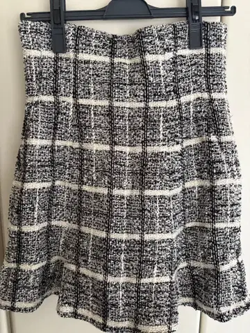 snidel 하이웨스트 스카쇼팬츠 트위드