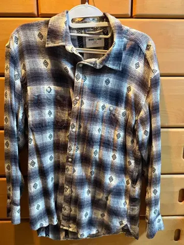 BAYFLOW 긴팔 셔츠 체크 무늬