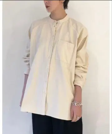 [ 새상품급 ] TODAYFUL 스탠드 카라 래글런 셔츠 블라우스 겉옷