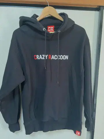 Crazy Raccoon 후드티