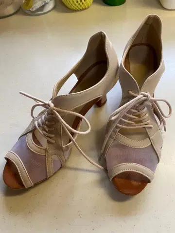 라틴 댄스 힐 24cm