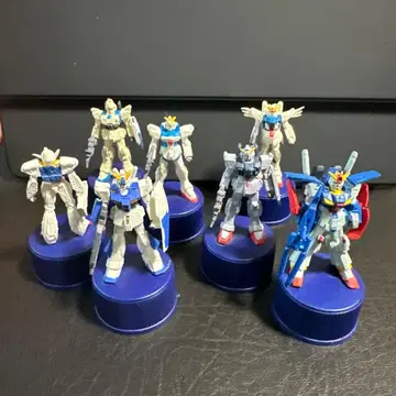 건담 펩시 병뚜껑 피규어 6개 세트