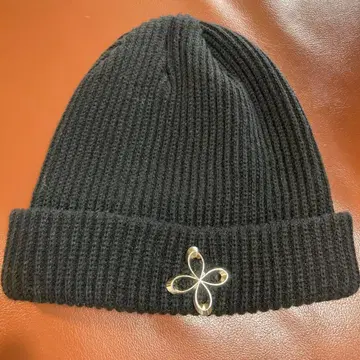 SURGERY 블랙 니트 모자