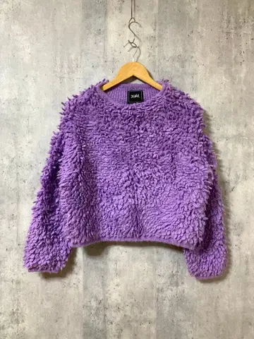 X-girl LOOP KNIT TOPS 스웨터 두꺼운 원단 one 아크릴