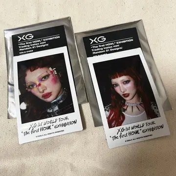 XG The first HOWL EXHIBITION 폴라로이드 2장