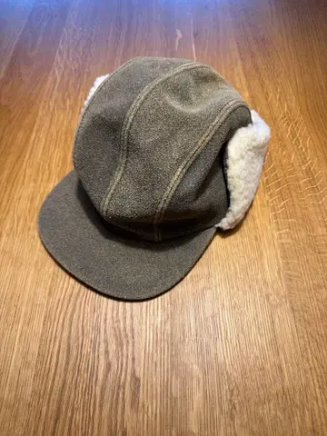 BRONER 플라이트 캡 Medium 천연 가죽제