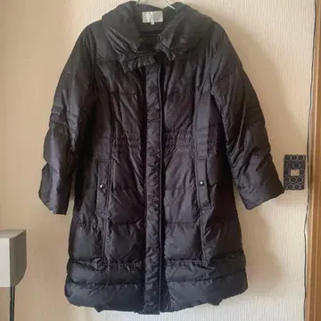 자유구 23구 빅 사이즈 44 다운 코트 블랙