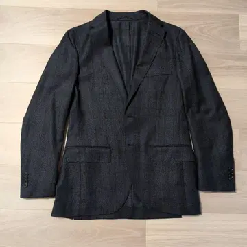 GREEN LABEL RELAXING 체크 무늬 블레이저