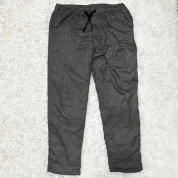 그레이 이지 팬츠 속기모 충전솜 와이드 팬츠 남성용 방한 XL LL