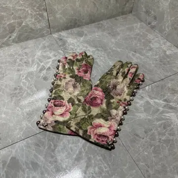 Tagebuch 장갑 꽃무늬