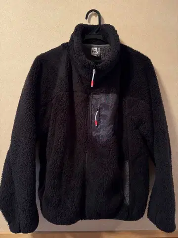 CHUMS 블랙 플리스 자켓 L