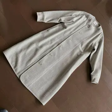 iki*롱 코트 라이트 그레이 프리 사이즈