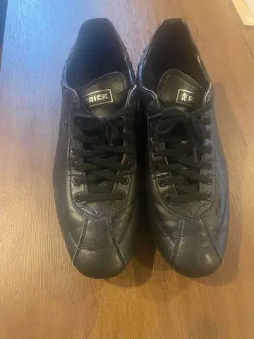 패트릭 블랙 가죽 스니커즈 27.5 (44)