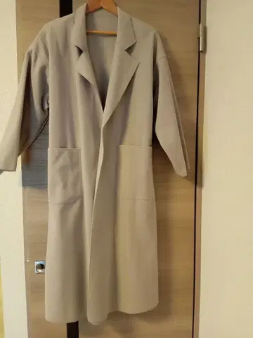 [ 새상품 미사용 ] Ray Cassin 베이지 롱 코트 벨트 포함