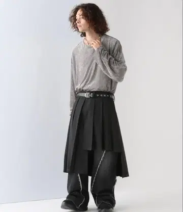 HARE 랩스커트 모드 의류 구제 의류