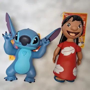 레어 택 포함 릴로 & 스티치 피규어