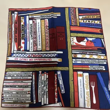 mii x Tmorrow land 스카프 실크 100%