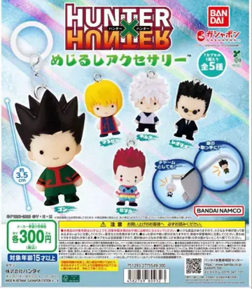 HUNTER x HUNTER 메지루시 액세서리 컴플리트 세트 5개 전종