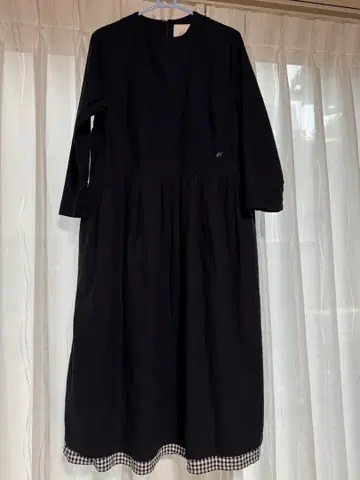 써니클라우드 pon님의 밑단부터 깅엄 원피스