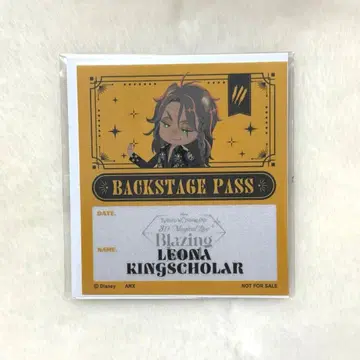 레오나 블레이징 주얼 특전 백스테이지 패스풍 스티커 트위스테