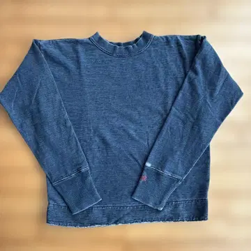 45rpm 다크 블루 긴팔 크루넥 트레이닝복