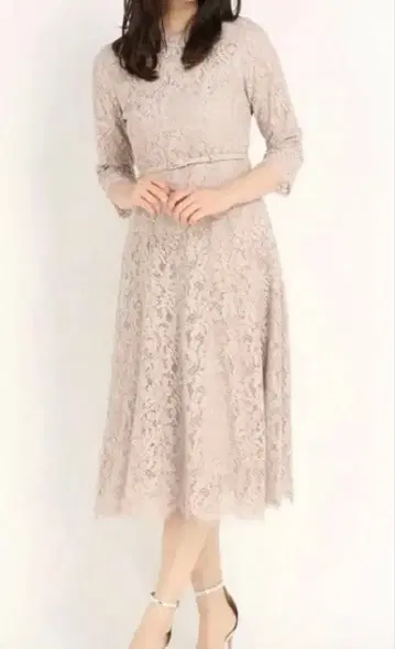 STRAWBERRY-FIELDS DV 소피아 레이스 원피스 핑크