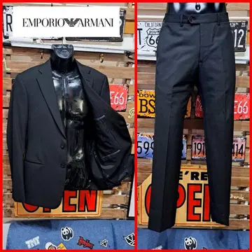 엠포리오 아르마니 T LINE 투버튼 셋업 수트 46 블랙