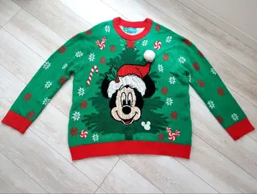 도쿄 디즈니 리조트 2019 크리스마스 스웨터 니트 미키 M