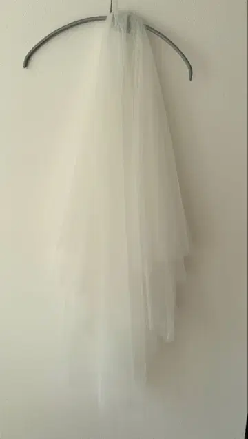 안테리베 소프트 튤 베일 화이트