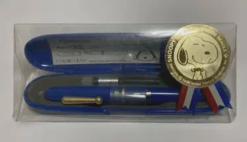 빈티지 스누피 피넛 Kokuyo 만년필 파랑