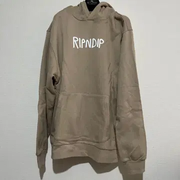 RIPNDIP 베이지 후드티 XL