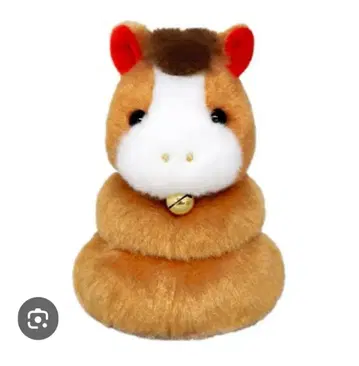 우체국 한정판 2026년 우마못치 십이지신 봉제 인형 말띠 브라운