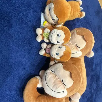 호기심 많은 죠지 봉제 인형 5개 세트