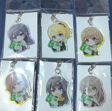 청춘 돼지 바보 청춘 돼지 서비스 지역 한정 키링 전종 세트