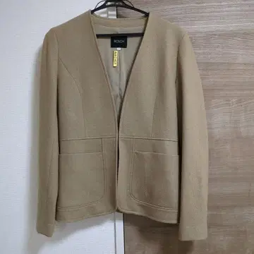 BOSCH 노카라 자켓 38 베이지