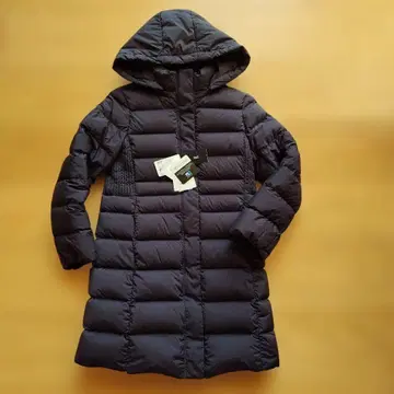 la.f - (라에프) 후드 부착 롱 다운 코트