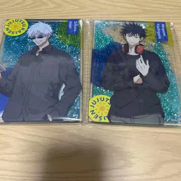 주술회전 오일 인 라메 아크릴 블록 고죠 사토루 후시구로 메구미