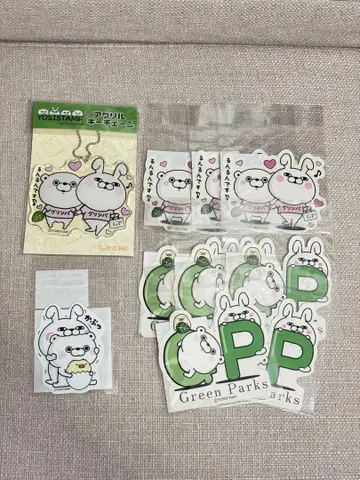 요시 스탬프 아크릴 키체인/스티커 3종류 총 9매