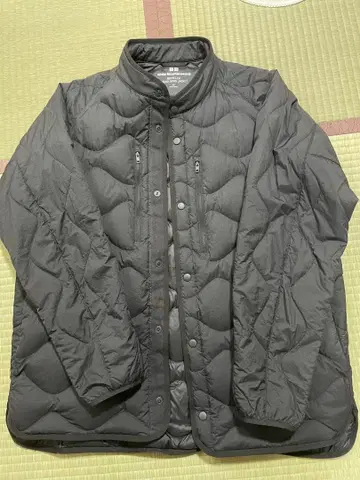 블랙 퀼팅 자켓