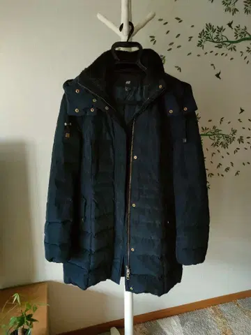 H&M 네이비 코트 M