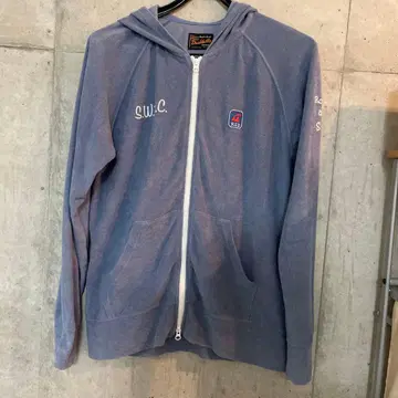 러프&스웰 Duckhills 그레이 풀 집업 후드티 L