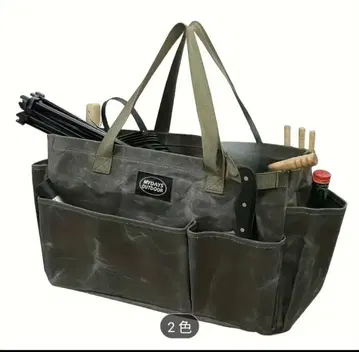 아웃도어 등 / 대용량 토트백 / 두껍고 뻣뻣한 원단