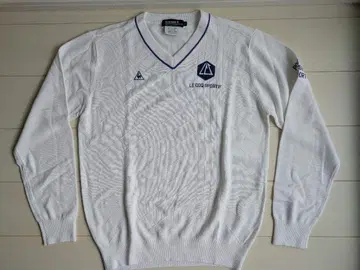 르꼬끄 스포르티브 화이트 스웨터 LL